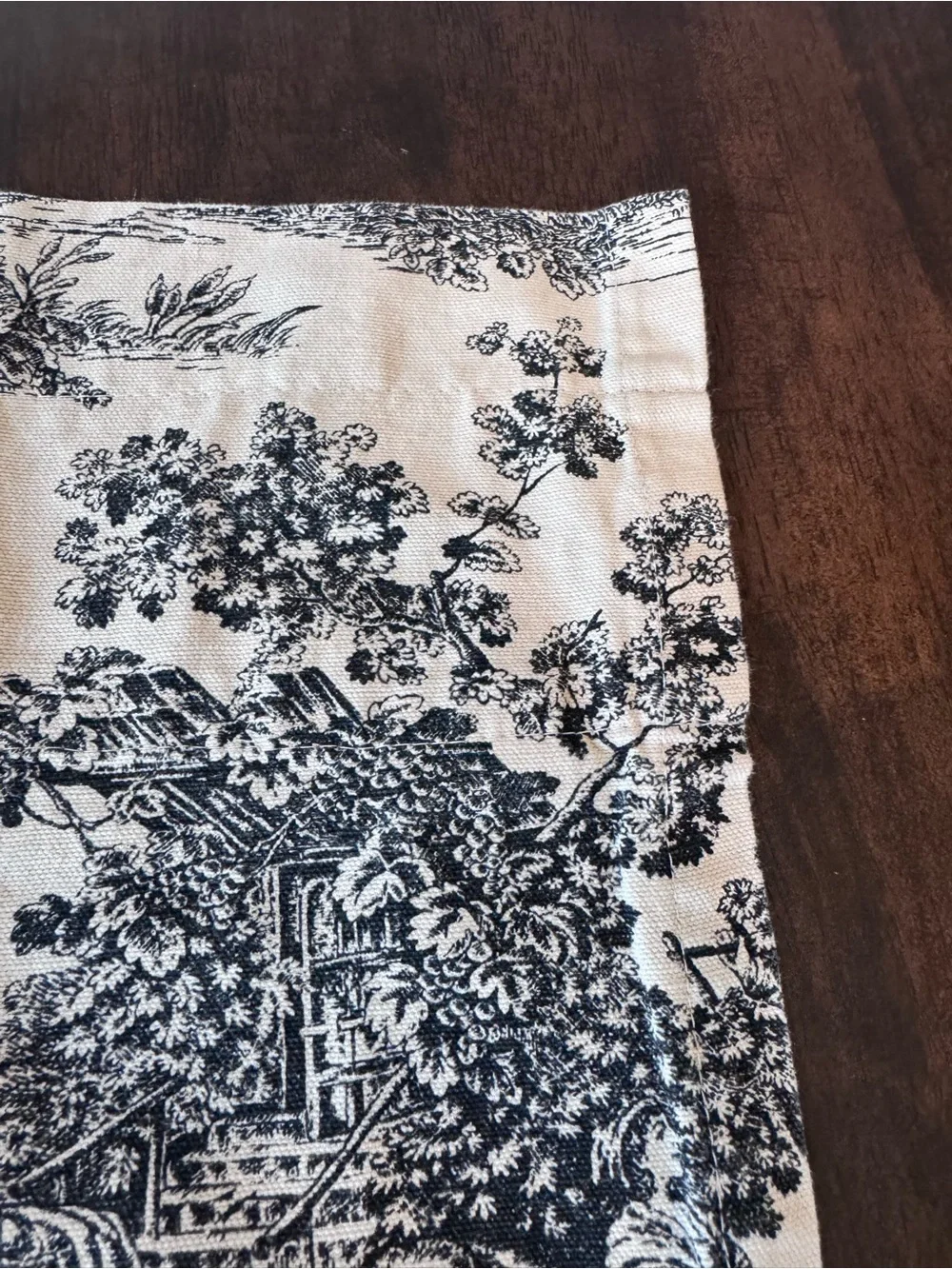 WAVERLY | Garden Room French Toile Country Life 4 Piece Curtain Set or Fabric